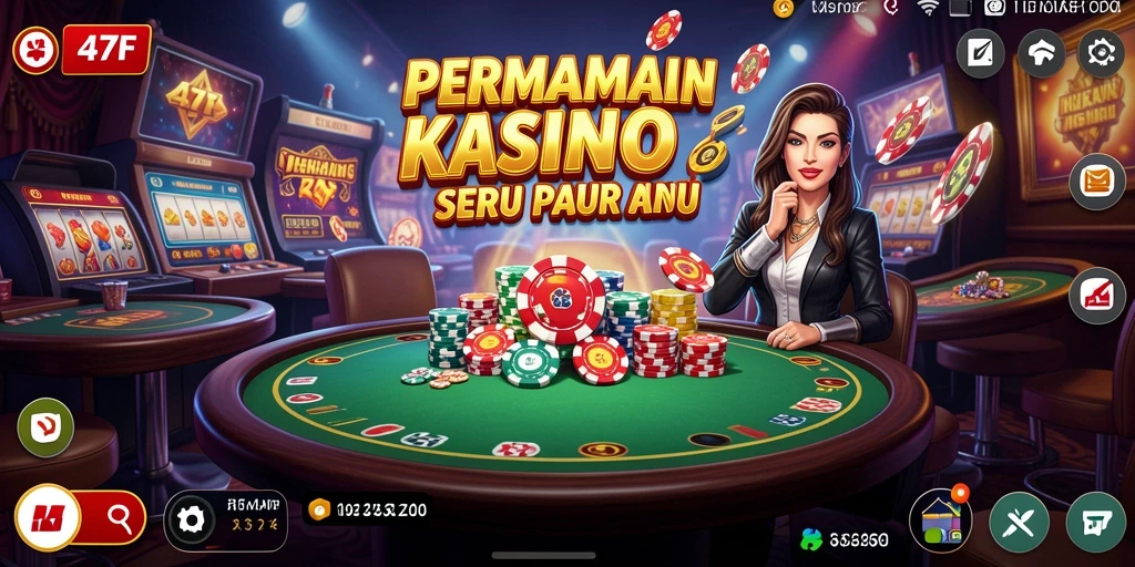 Tampilan gameplay menarik di 47F dengan berbagai pilihan permainan Kasino.