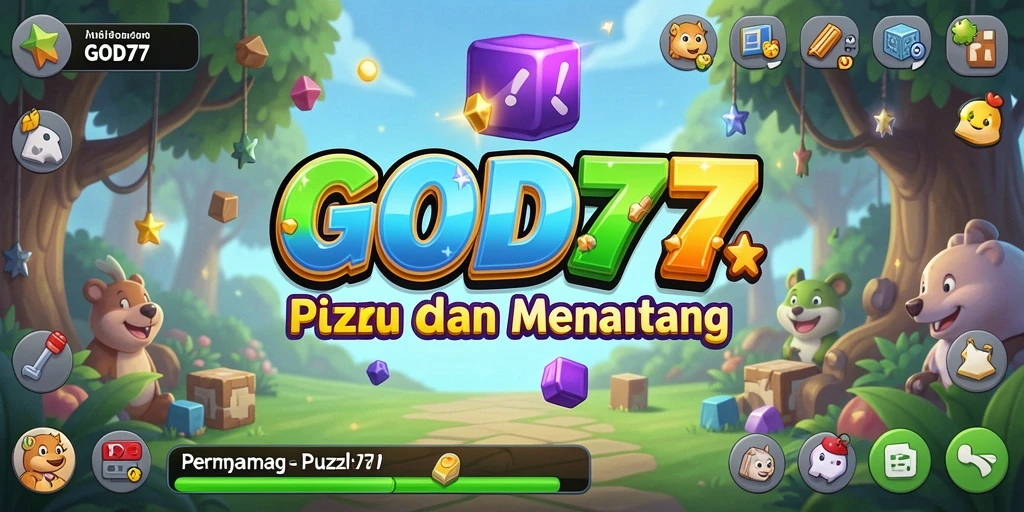 Screenshot gameplay GOD77 menampilkan tantangan teka-teki yang menarik.