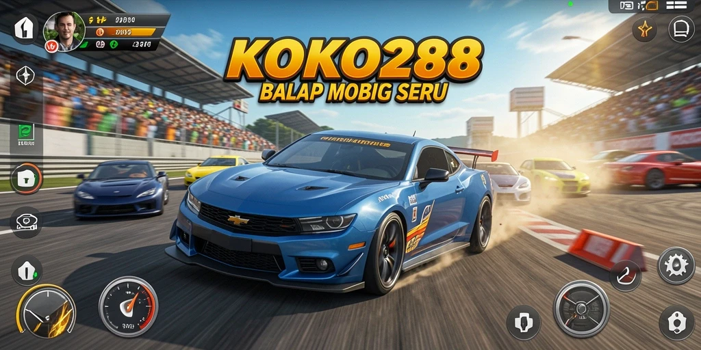 Tampilan Gameplay Racing KOKO288 yang memukau dan mengasyikkan.