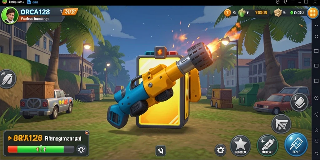 Tampilan gameplay seru dan menarik dari ORCA128.