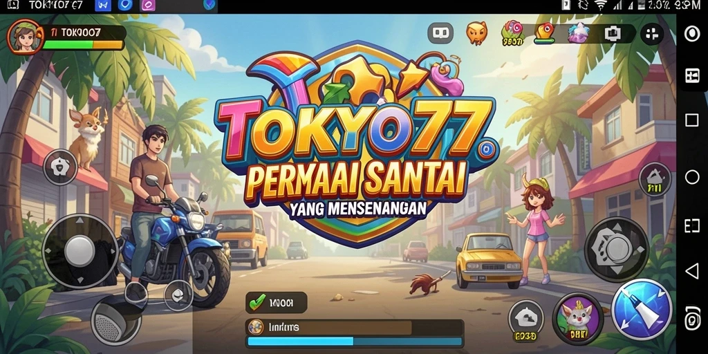 Tampilan gameplay seru dan menarik dalam TOKYO77.
